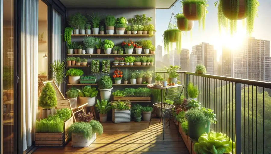 Apartment Balcony Vegetable Garden