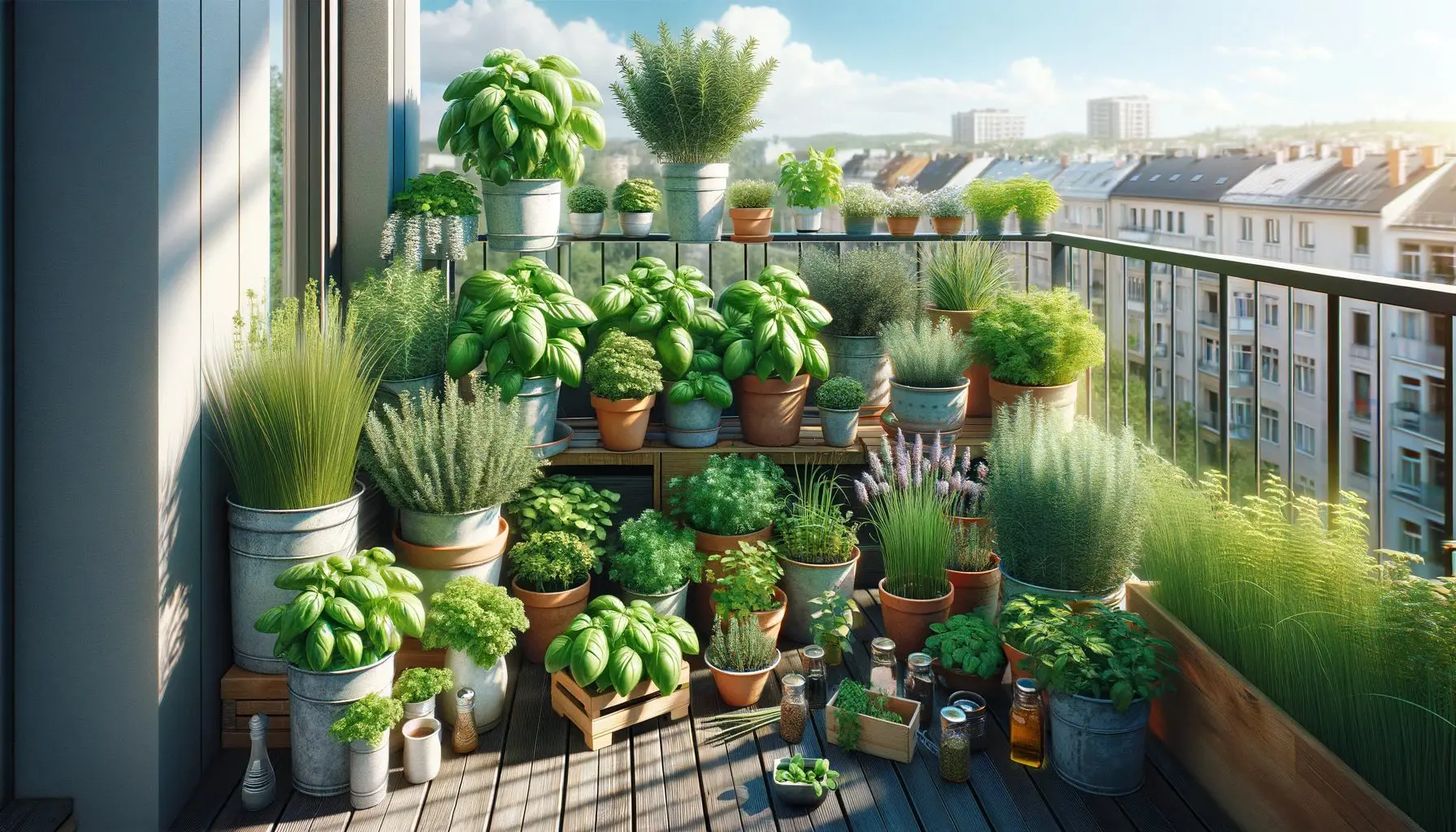 Balcony Herb Gardening