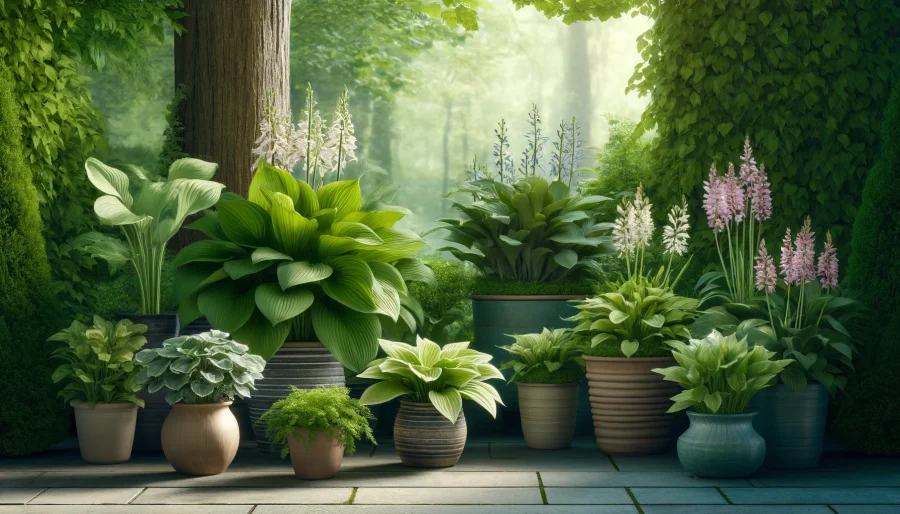 Hosta Container Gardening