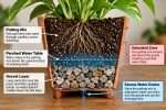 Gravel in Bottom of Pots - Perched Water Table in Potted Plants